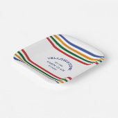 Yellowstone Kabine Club Custom Wappen Park Pappteller (Gewinkelt)