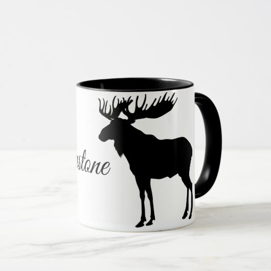 Yellowstone-Kaffee-Tasse Zwei-Ton-Elche Tasse (VorderseiteRechts)
