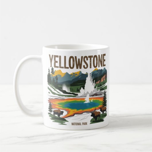 Yellowstone Kaffeetasse (Links)