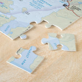 Yellowstone-Kartenpuzzlespiel Puzzle (Seite)
