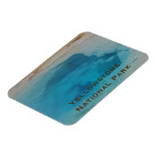 Yellowstone Keepake Blue Pool Foto National Park Magnet (Linke Seite)