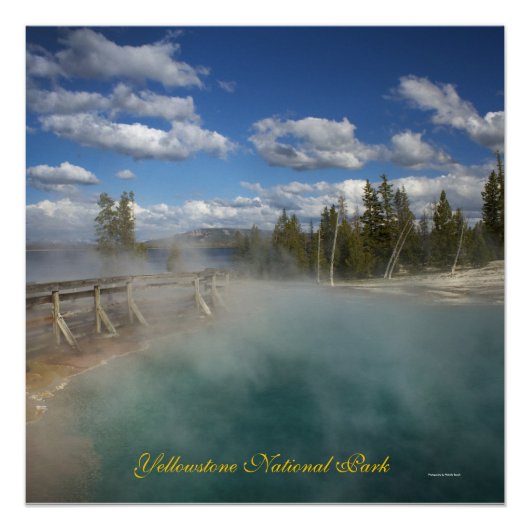 Yellowstone Lake Thumb Geyser Poster (Vorderseite)