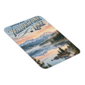 Yellowstone Lake USA Magnet (Rechte Seite)