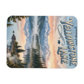 Yellowstone Lake USA Magnet (Horizontal)