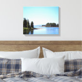 Yellowstone Lake West Thumb Color 11x14 Leinwanddruck (Insitu (Schlafzimmer))