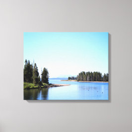 Yellowstone Lake West Thumb Color 16x20 Leinwanddruck