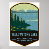 Yellowstone Lake Yellowstone Nationalpark Poster (Vorne)