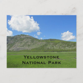 Yellowstone Landschaft Foto Nationalpark Berg Postkarte