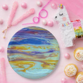 Yellowstone Lava Pool Wirbel Pappteller (Party)