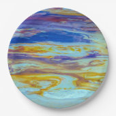 Yellowstone Lava Pool Wirbel Pappteller (Vorderseite)