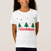 Yellowstone Lodge Shirt-Girls T-Shirt (Vorderseite)