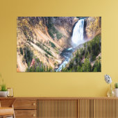 Yellowstone Lower Falls Leinwand Art (Insitu (Wohnzimmer))