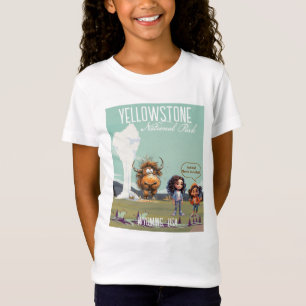 Yellowstone lustige Kinder Bison Büffel T-Shirt