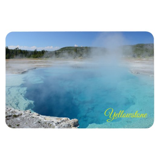 Yellowstone Magnet-Hot Spring Magnet (Horizontal)