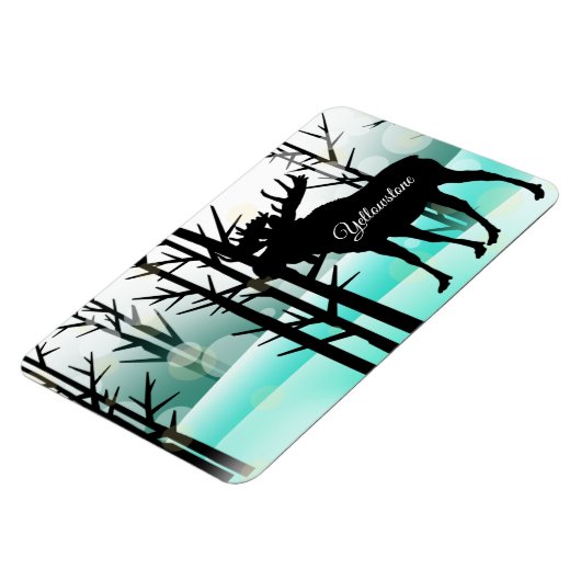Yellowstone Magnet-Moose Magnet (Linke Seite)