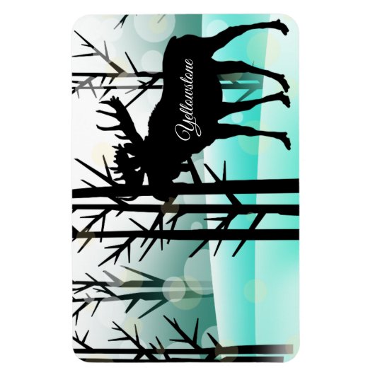 Yellowstone Magnet-Moose Magnet (Vertikal)