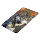 Yellowstone Magnet-Wolf Magnet (Linke Seite)