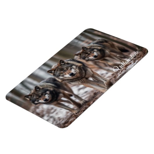 Yellowstone Magnet-Wölfe Magnet (Linke Seite)