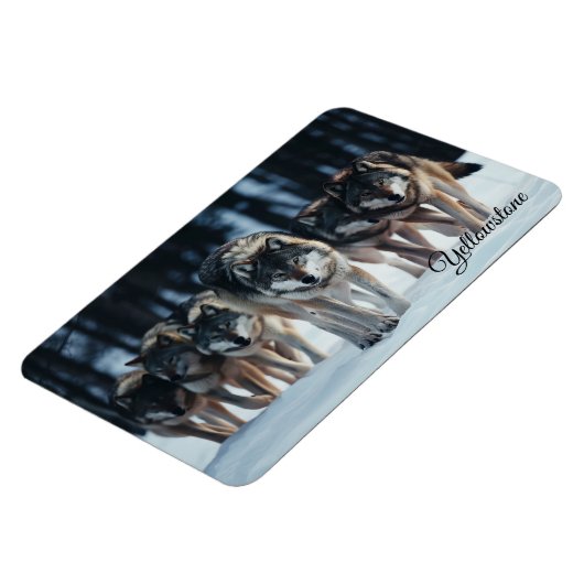 Yellowstone Magnet-Wölfe Magnet (Linke Seite)