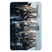 Yellowstone Magnet-Wölfe Magnet (Vertikal)