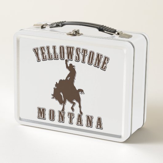 Yellowstone Metall Brotdose (Vorderseite)