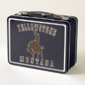 Yellowstone Metall Brotdose (Rückseite)