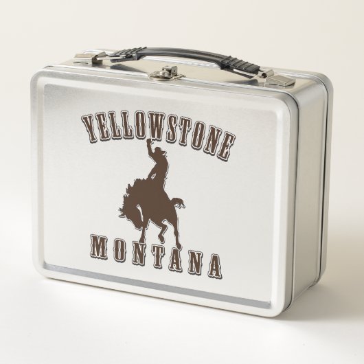 Yellowstone Metall Brotdose (Vorderseite)