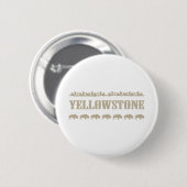Yellowstone Montana Buffalo Button (Vorne & Hinten)