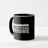 Yellowstone Montana Buffalo Tasse (Vorderseite Links)