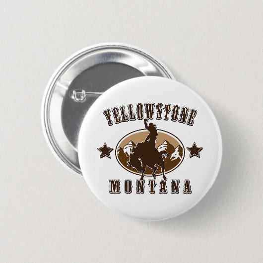 Yellowstone-Montana Button (Vorne & Hinten)