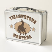 Yellowstone Montana Metall Brotdose (Rückseite)