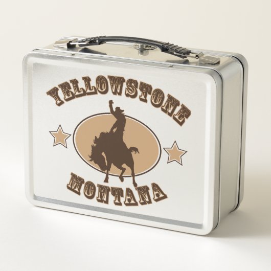 Yellowstone Montana Metall Brotdose (Rückseite)