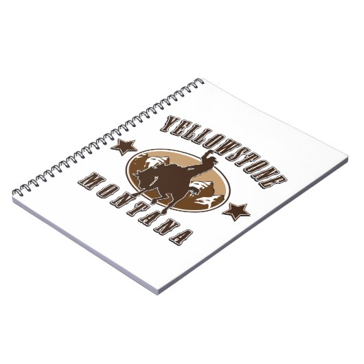 Yellowstone-Montana Notizblock (Linke Seite)