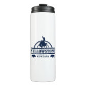 Yellowstone Montana Rodeo Cowboy Thermosbecher (Vorderseite)