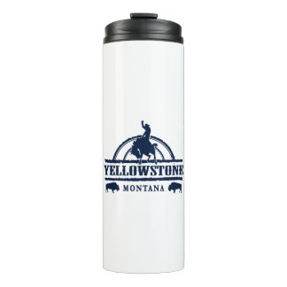 Yellowstone Montana Rodeo Cowboy Thermosbecher
