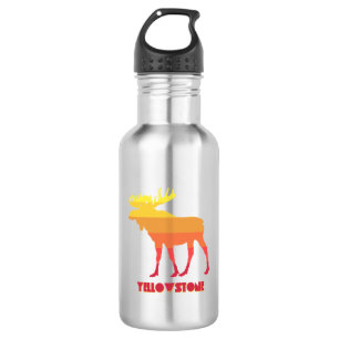Yellowstone Moose Edelstahlflasche
