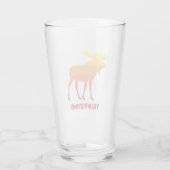 Yellowstone-Moose Glas (Rückseite)