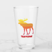 Yellowstone-Moose Glas (Vorderseite)