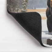 Yellowstone Moose Mouse Pad Mousepad (Ecke)