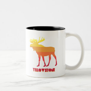 Yellowstone Moose Zweifarbige Tasse