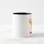Yellowstone Moose Zweifarbige Tasse (Mittel)