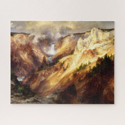 Yellowstone Moran Grand Canyon Wasserfall Puzzle (Horizontal)