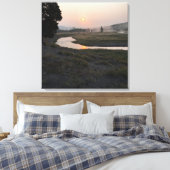 Yellowstone Morning Canvas Print Leinwanddruck (Insitu (Schlafzimmer))