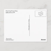 Yellowstone: Morning Glory Pool mit Text Postkarte (Rückseite)