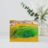 Yellowstone - Nachmittagsruhmpool Postkarte (Stehend Vorderseite)