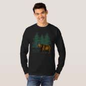 Yellowstone National Park 150 Years Bear Trees Sou T-Shirt (Vorne ganz)