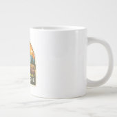 Yellowstone National Park Adventure Design Jumbo-Tasse (Rechts)
