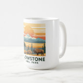 Yellowstone National Park Adventure Design Kaffeetasse (VorderseiteRechts)