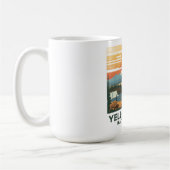 Yellowstone National Park Adventure Design Kaffeetasse (Links)