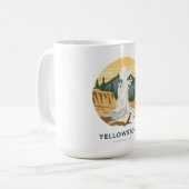 Yellowstone National Park Adventure Kaffeetasse (Vorderseite Links)